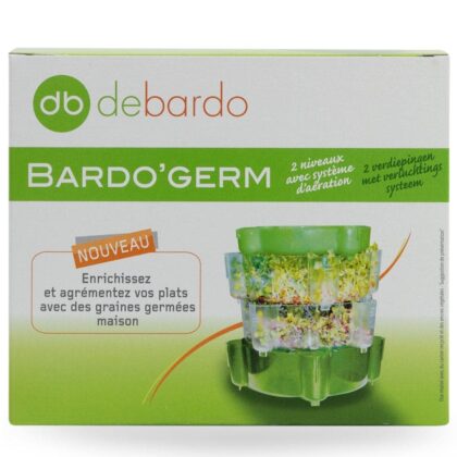 Germoir En Verre Avec Couvercle Grille - Pour Graines Germées, Infuseur Thé - Kit Avec Graines De Radis