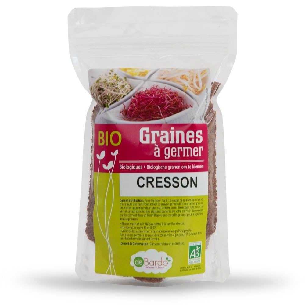 Graines à germer Cresson Bio 200g - Debardo