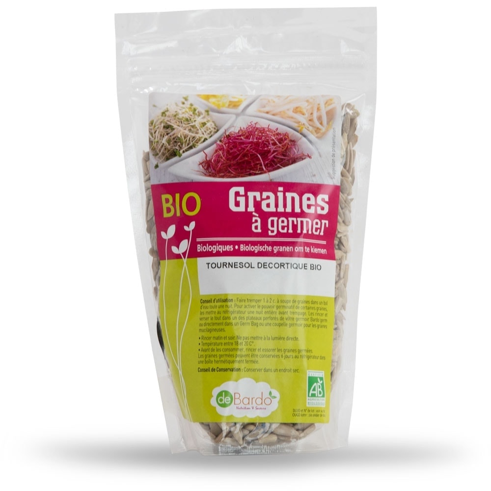 Graine de Tournesol Décortiquées 500g - Actibio - Chez Lalain & Seb