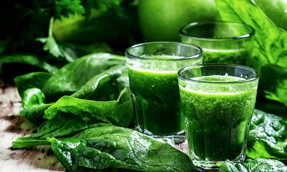 jus vert detox pomme verte epinard concombre