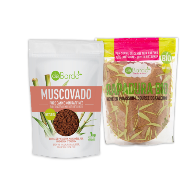 Pack Duo Sucres Best-Sellers - Muscovado et Rapadura Bio