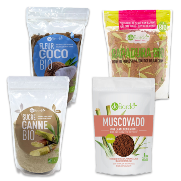 Pack Découverte Sucres Debardo – Lot de 4 x 1 kg