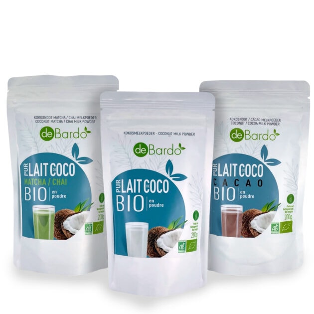 Pack Découverte Laits de Coco Bio – 3 x 200 g – Debardo