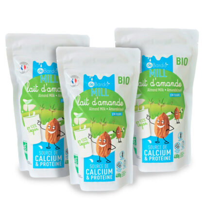 Pack Lait d’Amande au Calcaire de Corail Bio 3 x 400 g – Debardo