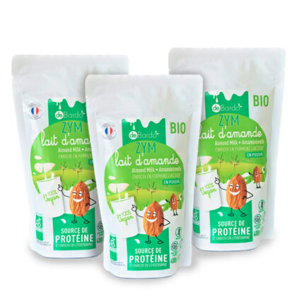 Pack Lait d’Amande aux Probiotiques Bio 3 x 400 g – Debardo