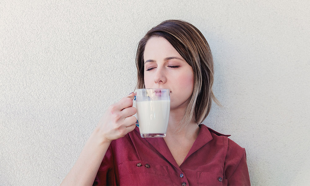 femme buvant lait de jument